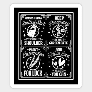 Kitchen Witch Rules & Quotes Magnet